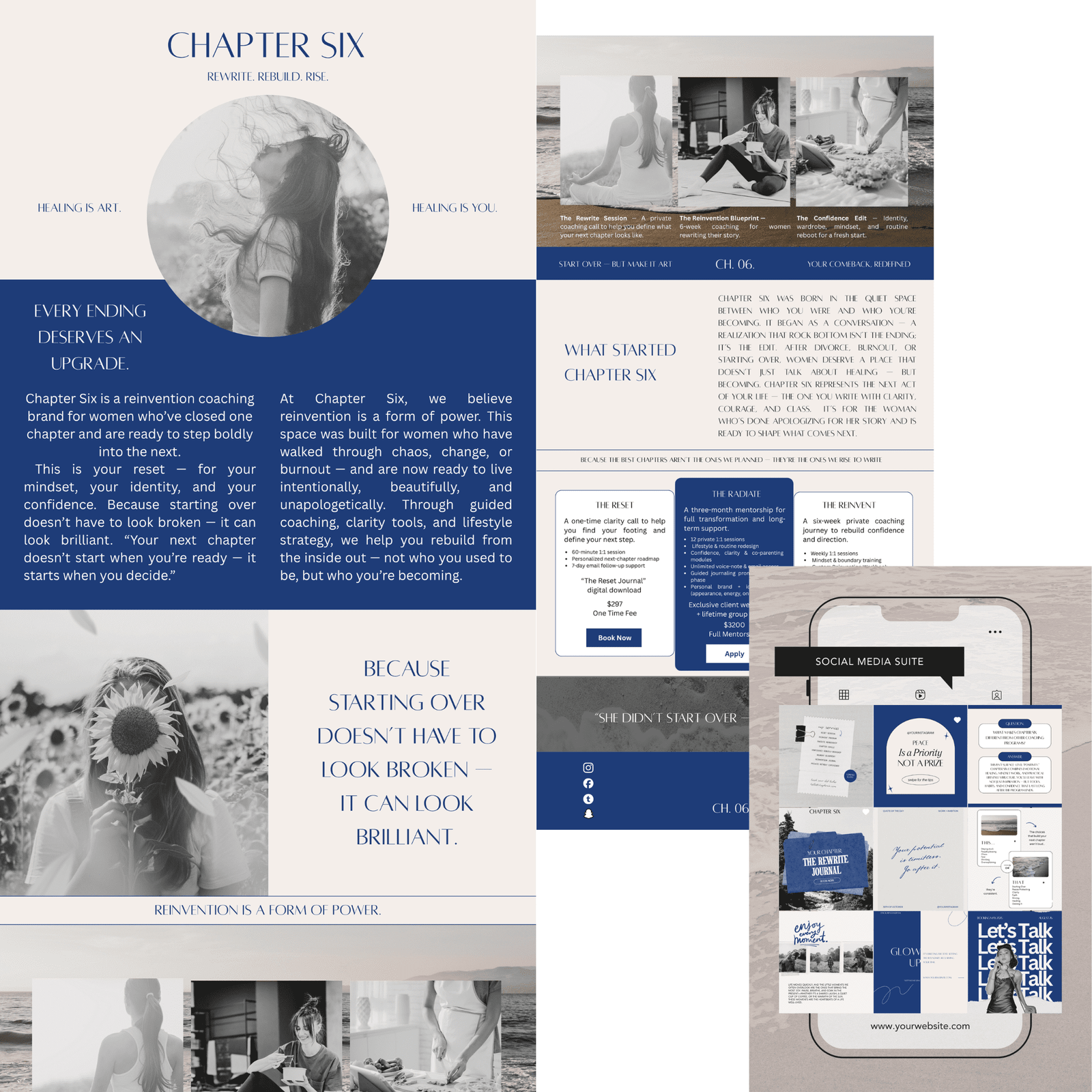 Pacific Crest - Full Website & Social Media Suite