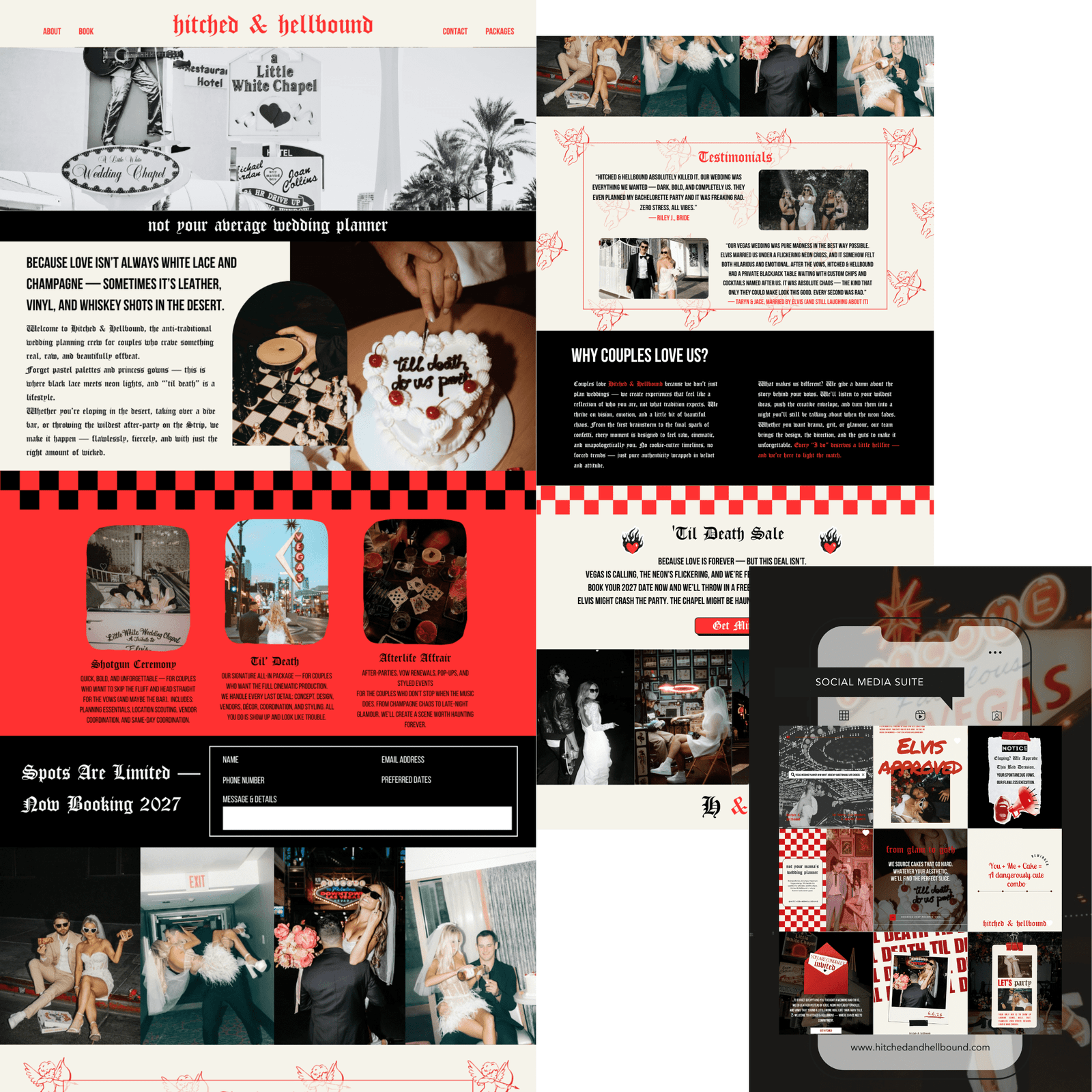 Velvet Static - Full Website & Social Media Suite